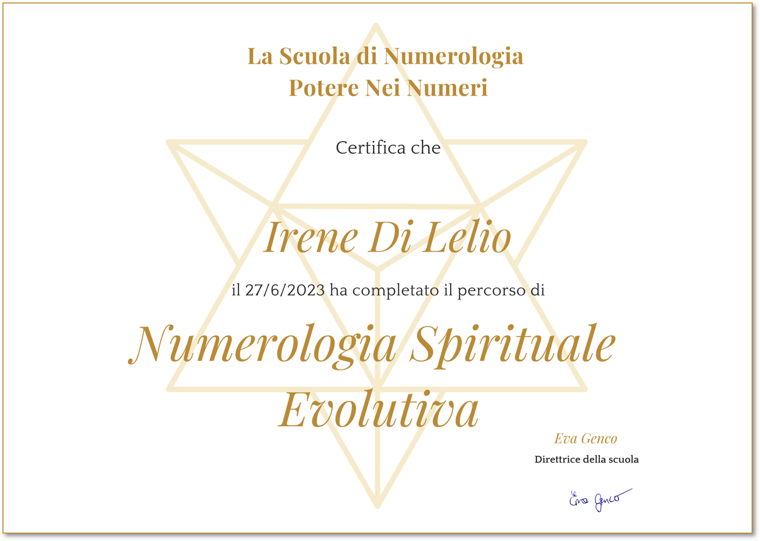 ATTESTATO PRIMO ANNO NUMEROLOGIA-con bordo